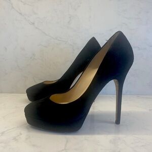 Jimmy Choo Black Suede Pumps